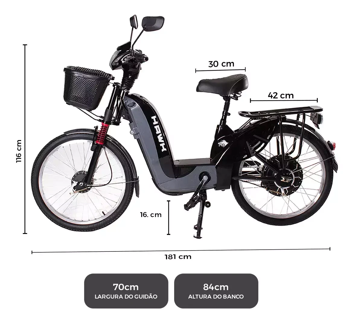 Análise Bicicleta Elétrica Wehawk WX01