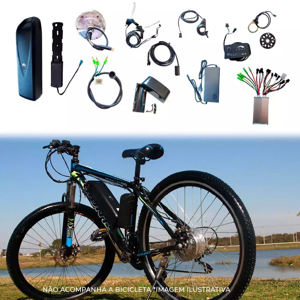 Bicicleta Elétrica Pronta ou Kit de Conversão? O que Compensa Mais em 2026? 3 Exemplo de Kit de Conversão Bike Elétrica